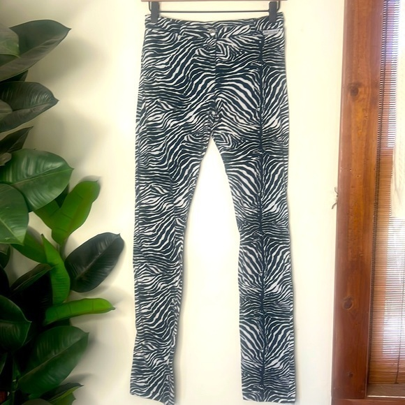 Dolce‎ & Gabanna Junior Zebra Print Leggings - Picture 1 of 11